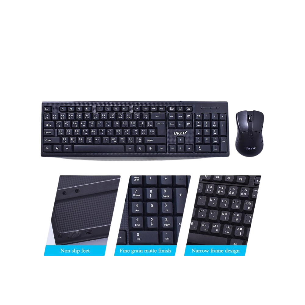 OKER/KM-999/Accessories/Keyboard&Mouse